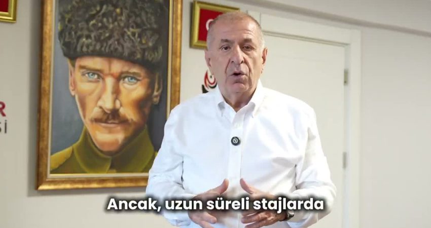 Zafer Partisi Genel Başkanı Ümit Özdağ, gençlerin iş hayatına girişinde