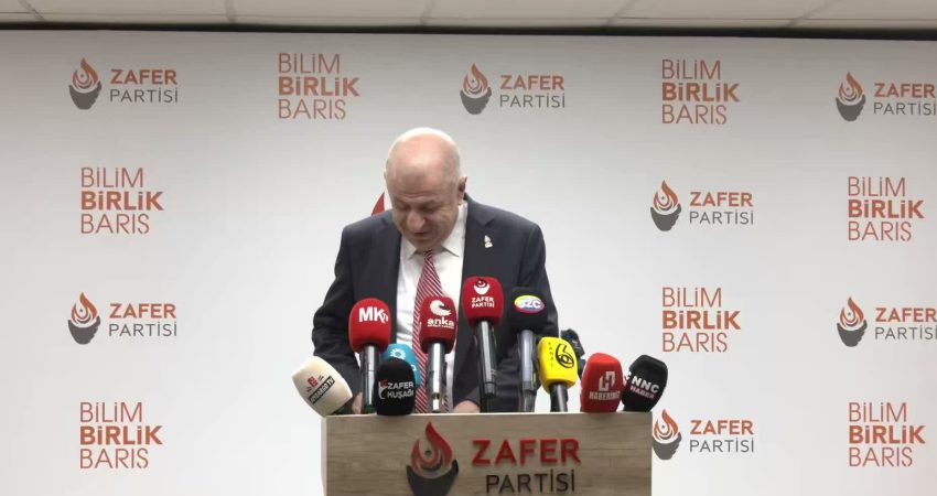 Zafer Partisi Genel Başkanı Ümit Özdağ, “PKK silah bırakmayacak, silahlarının