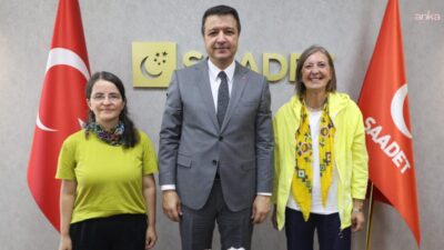 Ünye Çevre Platformu üyeleri, Saadet Partisi Genel Başkanı Mahmut Arıkan'ı