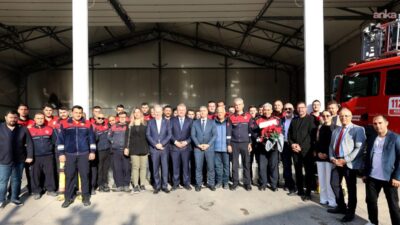 Urla Belediye Başkanı Selçuk Balkan, İtfaiye Haftası kapsamında İzmir Büyükşehir