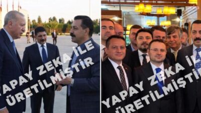 Yapay zekâ ile kendisini Cumhurbaşkanı Recep Tayyip Erdoğan ve Adalet