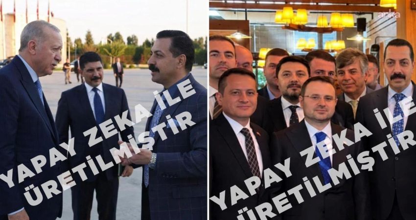 Yapay zekâ ile kendisini Cumhurbaşkanı Recep Tayyip Erdoğan ve Adalet