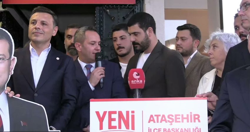 Partisinin Ataşehir İlçe Başkanlığı'nın açılışında konuşan YENİ Parti İstanbul İl