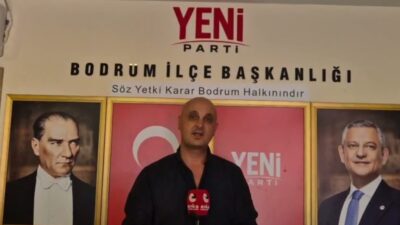 YENİ Parti Bodrum Kurucu İlçe Başkanı Tuna Işın, 26 Eylül’de