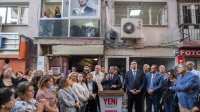 YENİ Parti’nin Bornova İlçe Başkanlığı binası törenle açıldı. Açılışta konuşan