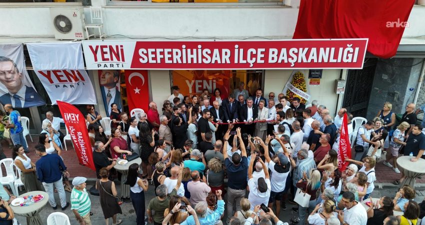 YENİ Parti Seferihisar İlçe Binası açıldı… İl Başkanı Güç: “Kendi içimizle değil, milletimizin dertleriyle uğraşacağız” YENİ Parti Seferihisar İlçe Başkanlığı yeni binası düzenlenen törenle açıldı.