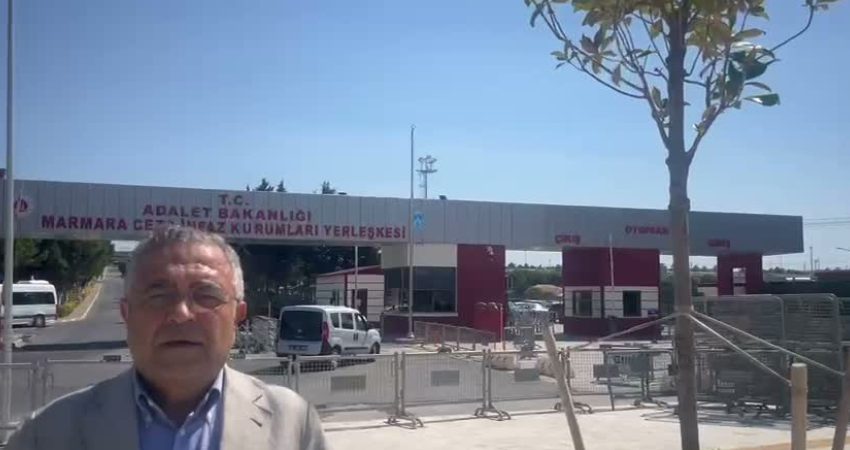 YENİ Parti Diyarbakır Milletvekili Sezgin Tanrıkulu, Silivri'deki Marmara Cezaevi Kampüsü'nde