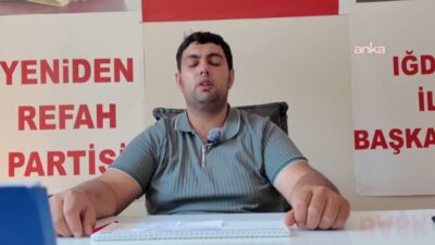 Yeniden Refah Partisi Iğdır Merkez İlçe Başkanı Batuhan Salduz, 19