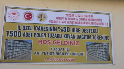 Yozgat’ta arıcılığın geliştirilmesi amacıyla hazırlanan proje kapsamında, yüzde 50 üretici