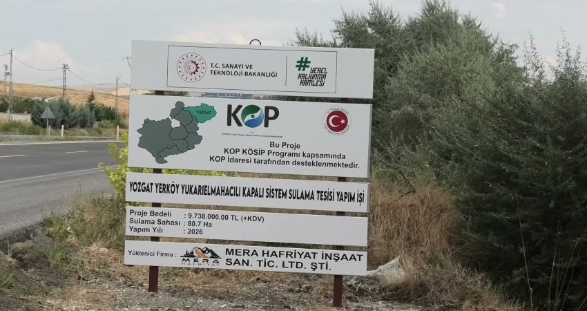Yozgat’ta, baraj ve göletlerde suyun tasarruflu kullanılmasına yönelik başlatılan çalışmalar