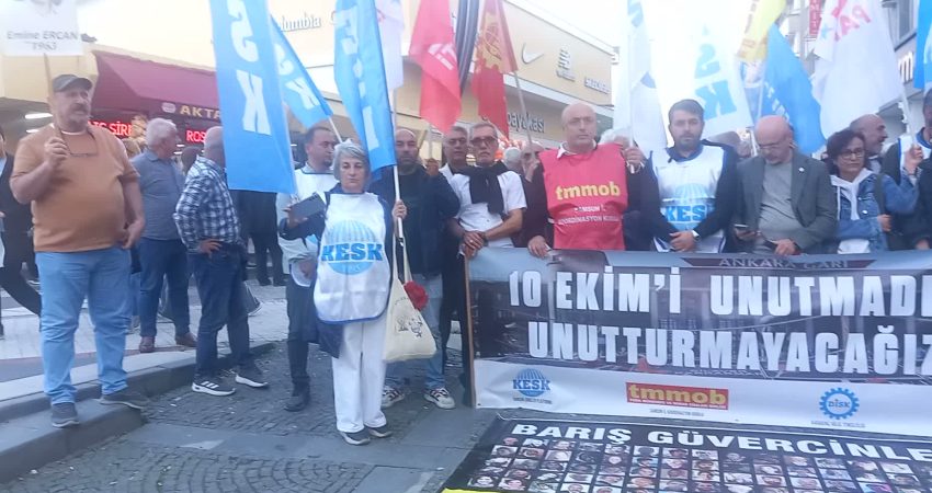 Samsun’da 10 Ekim Ankara Garı Katliamı’nın 11. yılında yaşamını yitirenler