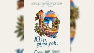 Balıkesir Büyükşehir Belediyesi, 10.10 Dünya Balıkesirliler Günü’nü bu yıl da