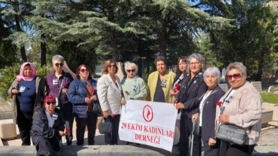 29 Ekim Kadınları Derneği üyeleri, katledilişinin 36'ncı yılında Doç. Dr.