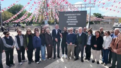 Türkiye Barolar Birliği Başkanı Erinç Sağkan, Anıtpark'taki "78 Can İçin