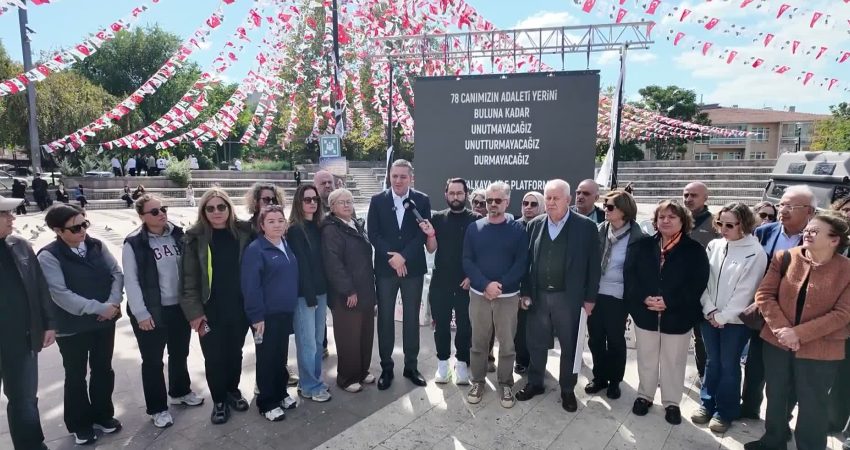 “78 Can İçin Adalet Nöbeti” 2’nci gününde… TBB Başkanı Sağkan: Tüm sorumluların eksiksiz olarak cezalandırılması gerekiyor Türkiye Barolar Birliği Başkanı Erinç Sağkan, Anıtpark'taki "78 Can İçin