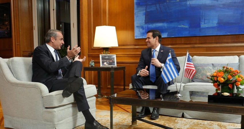 ABD Dışişleri Bakanı Marco Rubio, Yunanistan Başbakanı Kiryakos Miçotakis ile