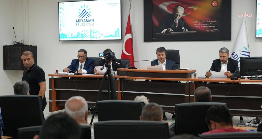 Adıyaman Belediyesi’nin ekim ayı olağan meclis toplantısında 12 gündem maddesi