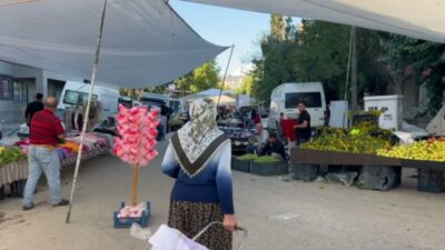 Adıyaman Belediyesi ile pazar esnafının iş birliğiyle Alitaşı Mahallesi’nde oluşturulan