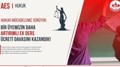 Anadolu Eğitim Sendikası (AES), Ordu’nun Ünye ilçesinde görev yapan yüksek