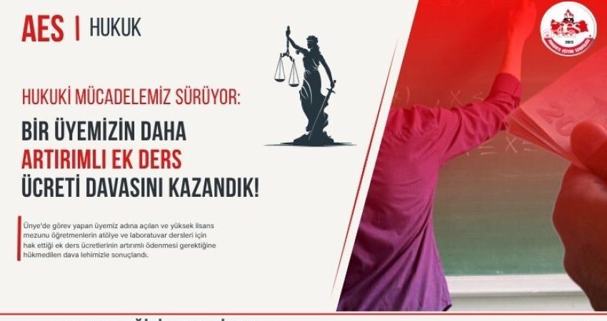 Anadolu Eğitim Sendikası (AES), Ordu’nun Ünye ilçesinde görev yapan yüksek