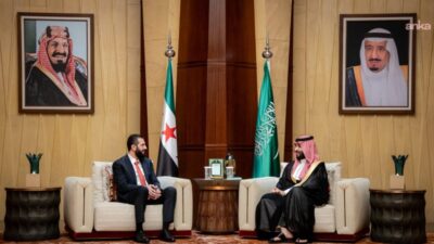 Suriye Cumhurbaşkanı Ahmed Şara, Suudi Arabistan’ın başkenti Riyad’da Veliaht Prens