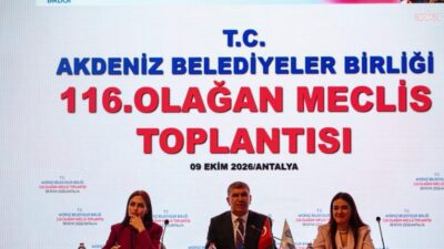 Akdeniz Belediyeler Birliği’nin 116. Olağan Meclis Toplantısı, Birlik Başkanı ve