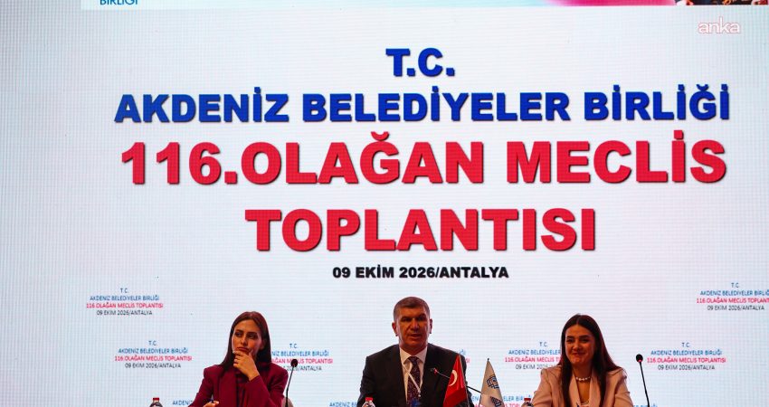 Akdeniz Belediyeler Birliği’nin 116. Olağan Meclis Toplantısı, Birlik Başkanı ve