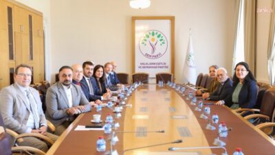 Almanya-Türkiye Parlamentolar Arası Dostluk Grubu üyeleri, DEM Parti Meclis Grubu’nu