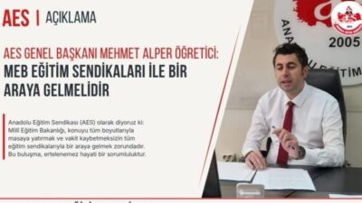 Anadolu Eğitim Sendikası (AES), okullardaki saldırılara işaret ederek, "Millî Eğitim