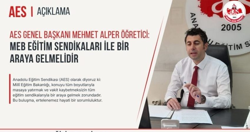 Anadolu Eğitim Sendikası (AES), okullardaki saldırılara işaret ederek, "Millî Eğitim
