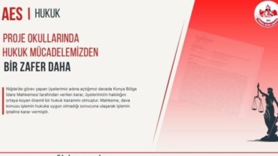 Anadolu Eğitim Sendikası (AES), proje okullarındaki yeniden görevlendirme süreçlerinde bir