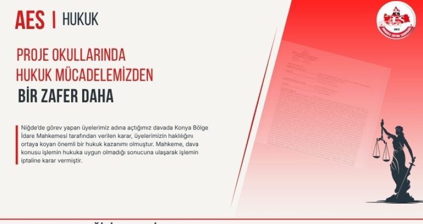 Anadolu Eğitim Sendikası (AES), proje okullarındaki yeniden görevlendirme süreçlerinde bir