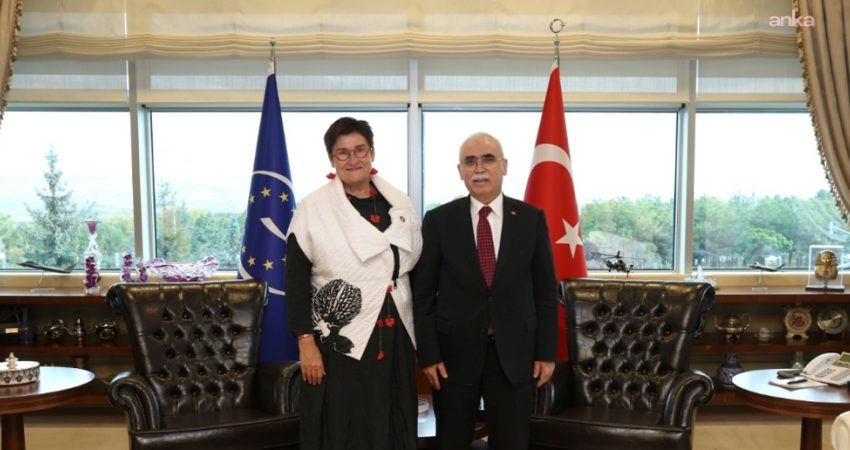 Anayasa Mahkemesi Başkanı Kadir Özkaya, Türkiye'ye resmi ziyaret gerçekleştiren Avrupa