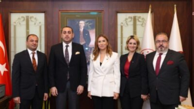 Ankara Barosu Başkanı Av. Elçin Özge Şimşek Çağlayan ve beraberindeki