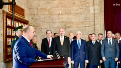 Ankara Valisi Yakup Canbolat, 19 Ekim Muhtarlar Günü dolayısıyla Anıtkabir'i