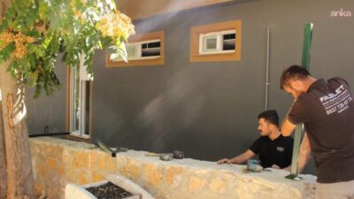 Antalya Büyükşehir Belediyesi, Elmalı ilçesinde bulunan Kızıltemeller Mezarlığı’nda çevre düzenlemesi