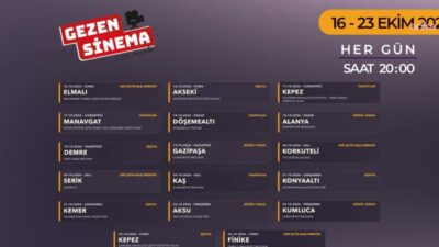 63'üncü Uluslararası Antalya Altın Portakal Film Festivali’nde heyecan “Gezen Sinema”