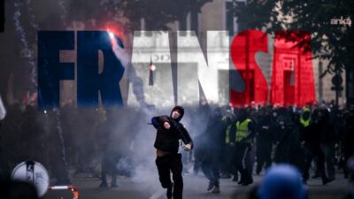 Fransa'da öğrencilerin eğitim koşullarına yönelik tepkileriyle başlayan protestolar, hayat pahalılığı,