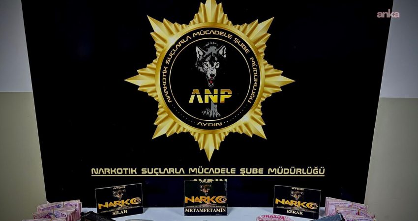Aydın'ın Germencik ilçesinde polisin uyuşturucu operasyonunda 1 kilo 137 gram