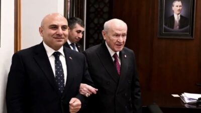 Azerbaycan Büyükelçisi Reşad Aslanov, MHP Genel Başkanı Devlet Bahçeli’yi ziyaret