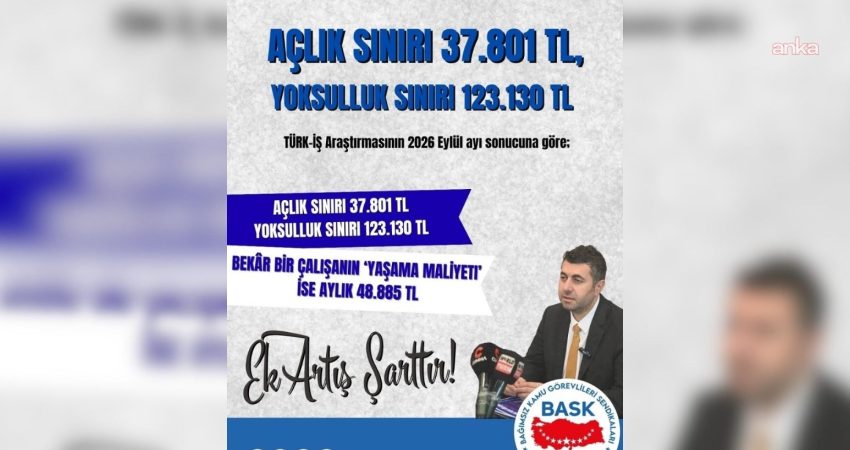 Bağımsız Kamu Görevlileri Sendikaları Konfederasyonu’ndan “sabit gelirlilere refah payı verilsin” çağrısı Bağımsız Kamu Görevlileri Sendikaları Konfederasyonu'ndan (BASK) yapılan açıklamada, TÜRK-İŞ’in 2026