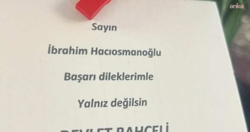 MHP Genel Başkanı Devlet Bahçeli, Türkiye Futbol Federasyonu Başkanı İbrahim