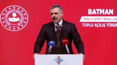 İçişleri Bakanı Mustafa Çiftçi, Batman’da katıldığı toplu açılış töreninde, “Terörün