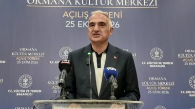 Kültür ve Turizm Bakanı Mehmet Nuri Ersoy, Antalya’nın İbradı ilçesinde
