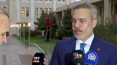 Dışişleri Bakanı Hakan Fidan, Irak Başbakanı Ali Zeydi ile görüşmesine