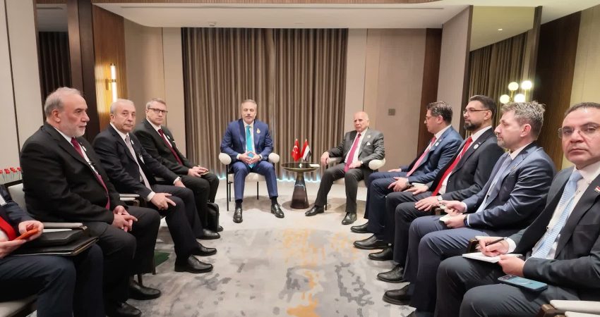 Dışişleri Bakanı Hakan Fidan, Bağdat'ta Irak Dışişleri Bakanı Fuad Hüseyin
