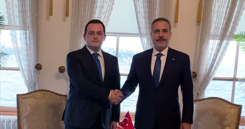 Dışişleri Bakanı Hakan Fidan, Kuzey Makedonya Devlet Bakanı Zülfikar Zeynula