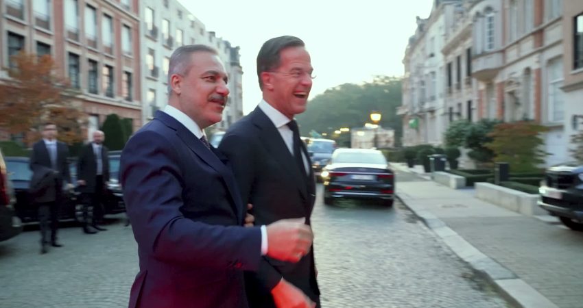 Dışişleri Bakanı Hakan Fidan, Brüksel'de NATO Genel Sekreteri Mark Rutte