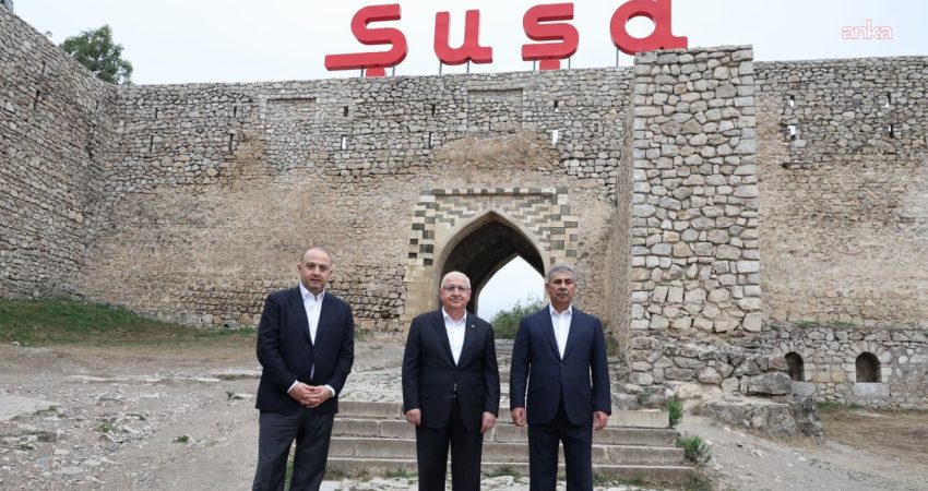 Bakan Güler, Şuşa’da incelemelerde bulundu Milli Savunma Bakanı Yaşar Güler, Azerbaycan Savunma Bakanı Orgeneral Zakir Hasanov