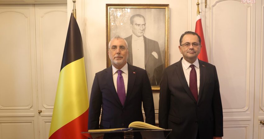 Çalışma ve Sosyal Güvenlik Bakanı Vedat Işıkhan, Brüksel'de Türkiye'nin Brüksel